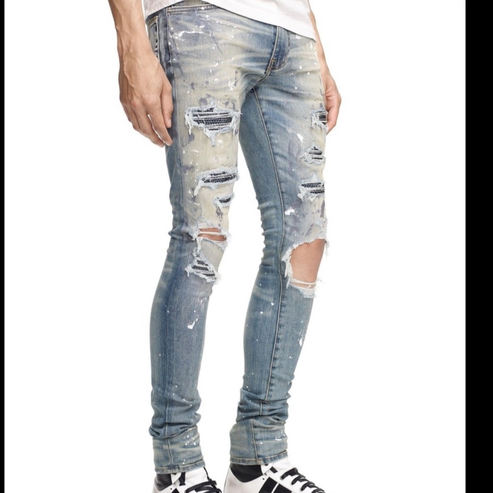 AMIRI Crystal painter jeans 32x30